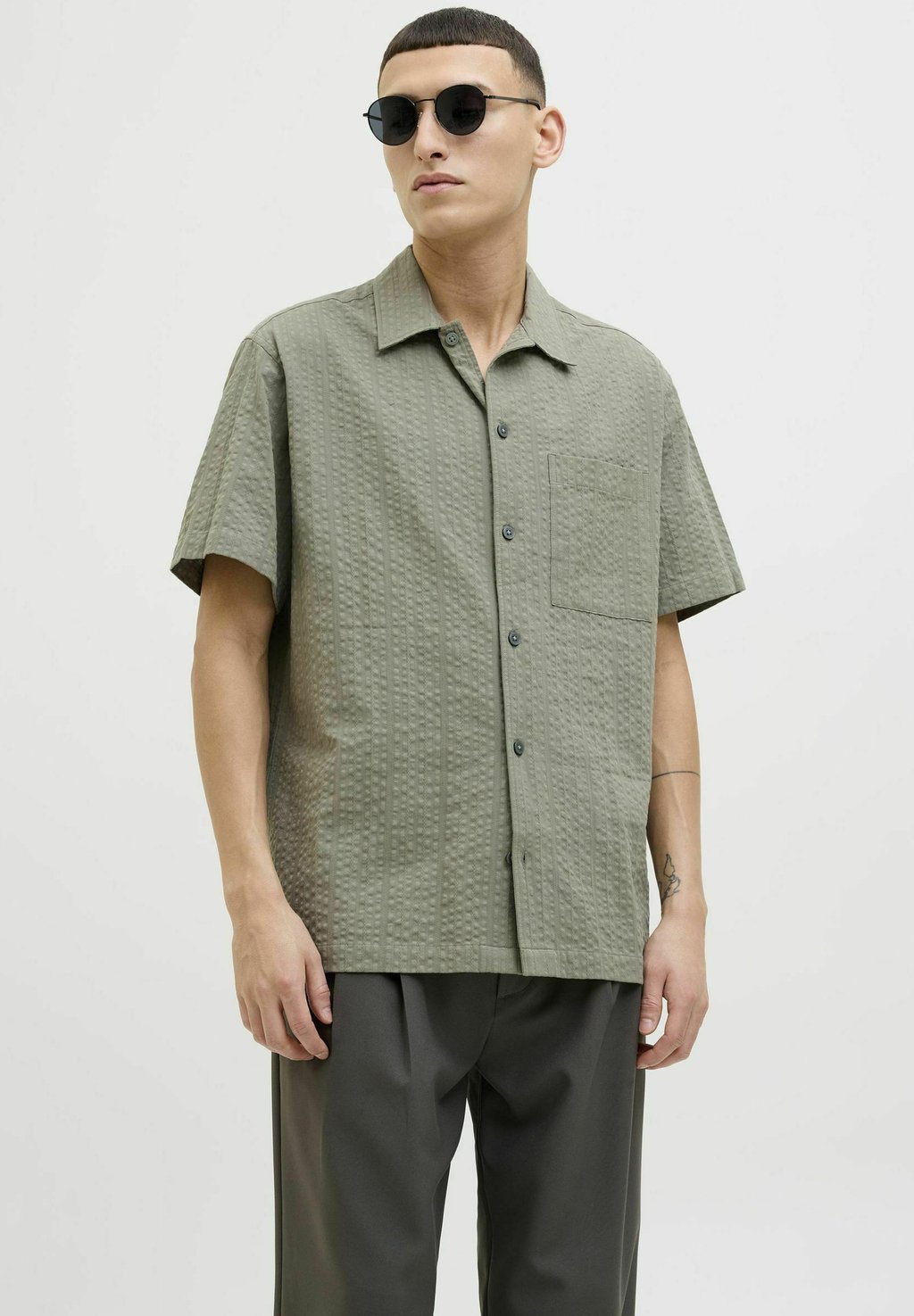 

Рубашка CCEASTON Jack & Jones PREMIUM, светло-зеленый