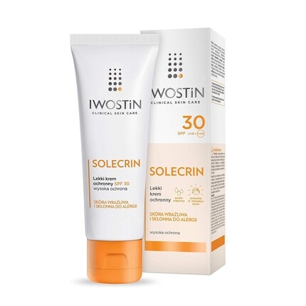 

Solecrin Light Protective Cream Spf 30 Солнцезащитный крем для лица 50 мл, Iwostin