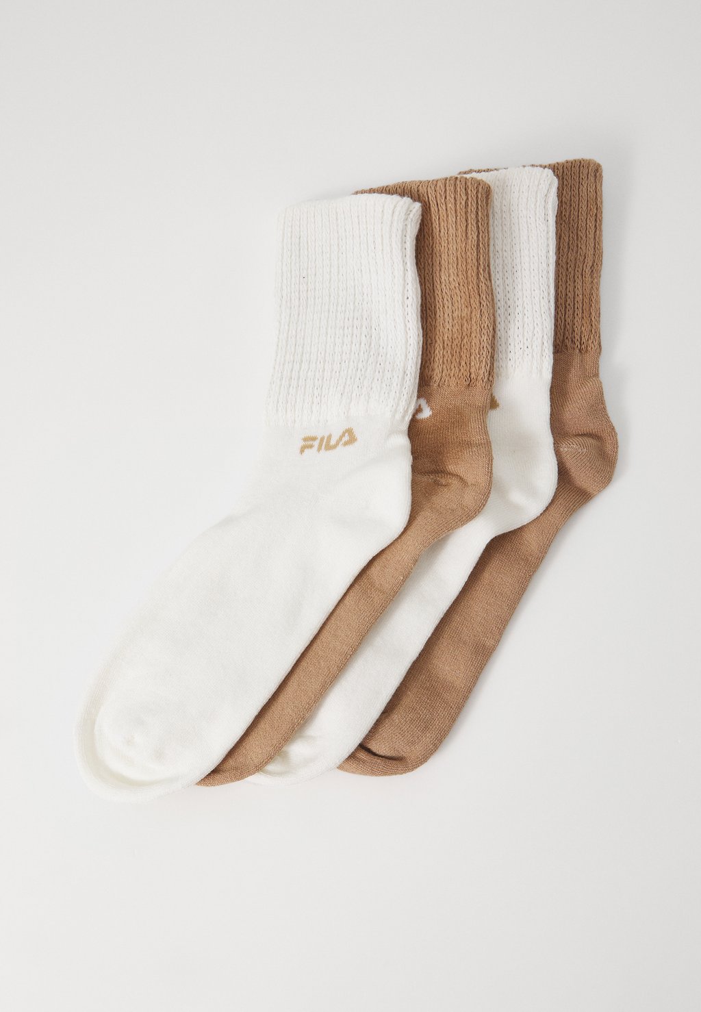 

Носки QUARTER SOCKS UNISEX 4 PACK Fila, бежевый