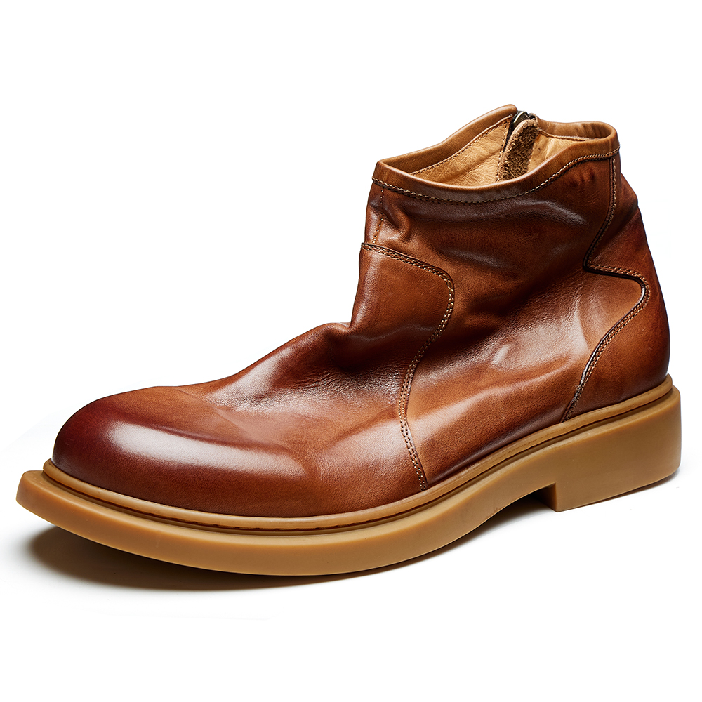 

Fabrication Мужские зимние ботинки с меховой подкладкой коричневые, цвет Brown Fur-Lined