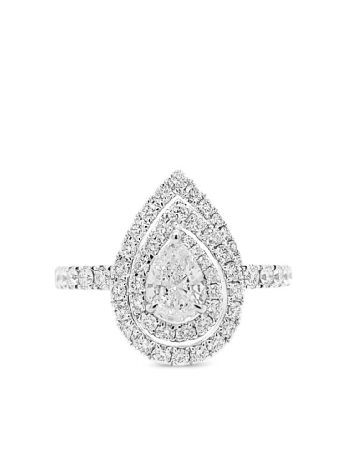 

Кольцо с бриллиантом из белого золота HYT Jewelry, серебряный