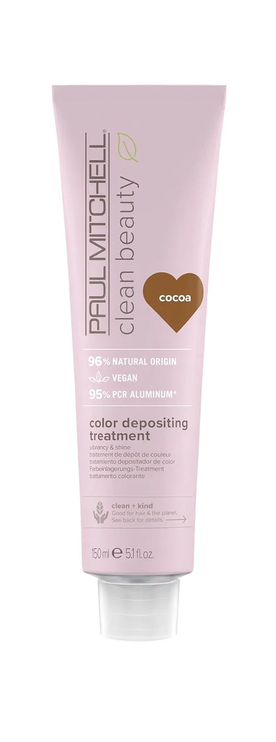 Маска для окрашенных волос Clean Beauty Colour Depositing Treatment Cocoa Paul Mitchell