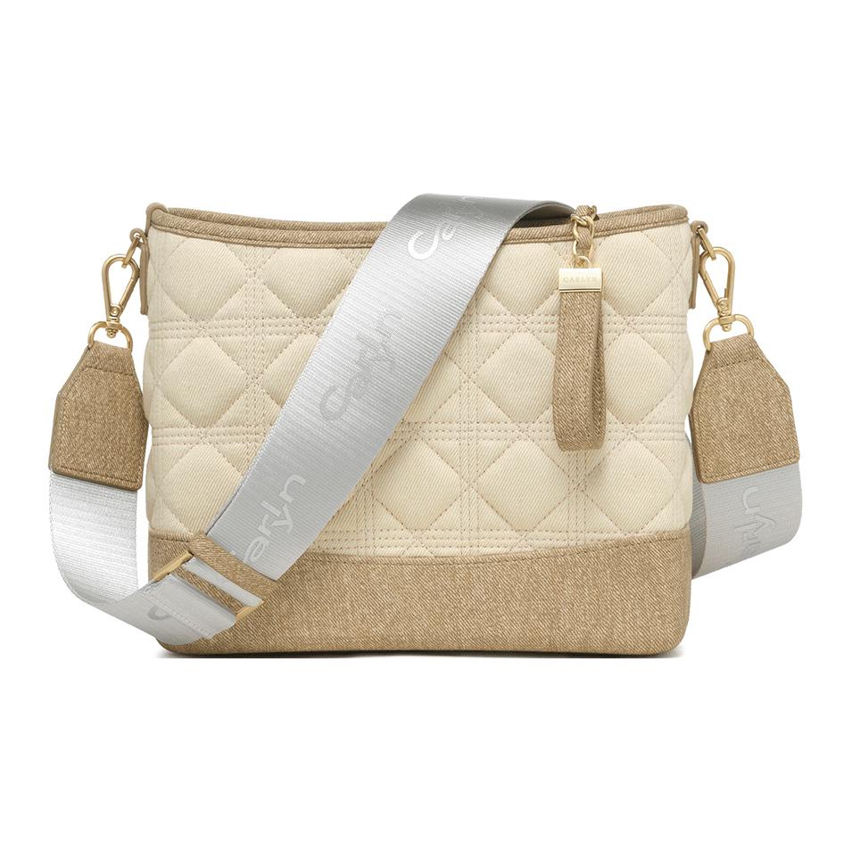 

CARLYN Искусственная кожа женская сумка через плечо, Ivory