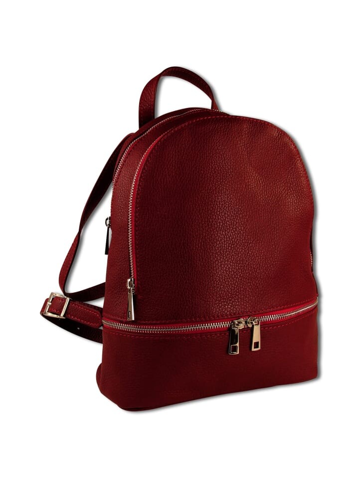 

Рюкзак Toscanto Cityrucksack Leder dunkelrot ca. 32cm