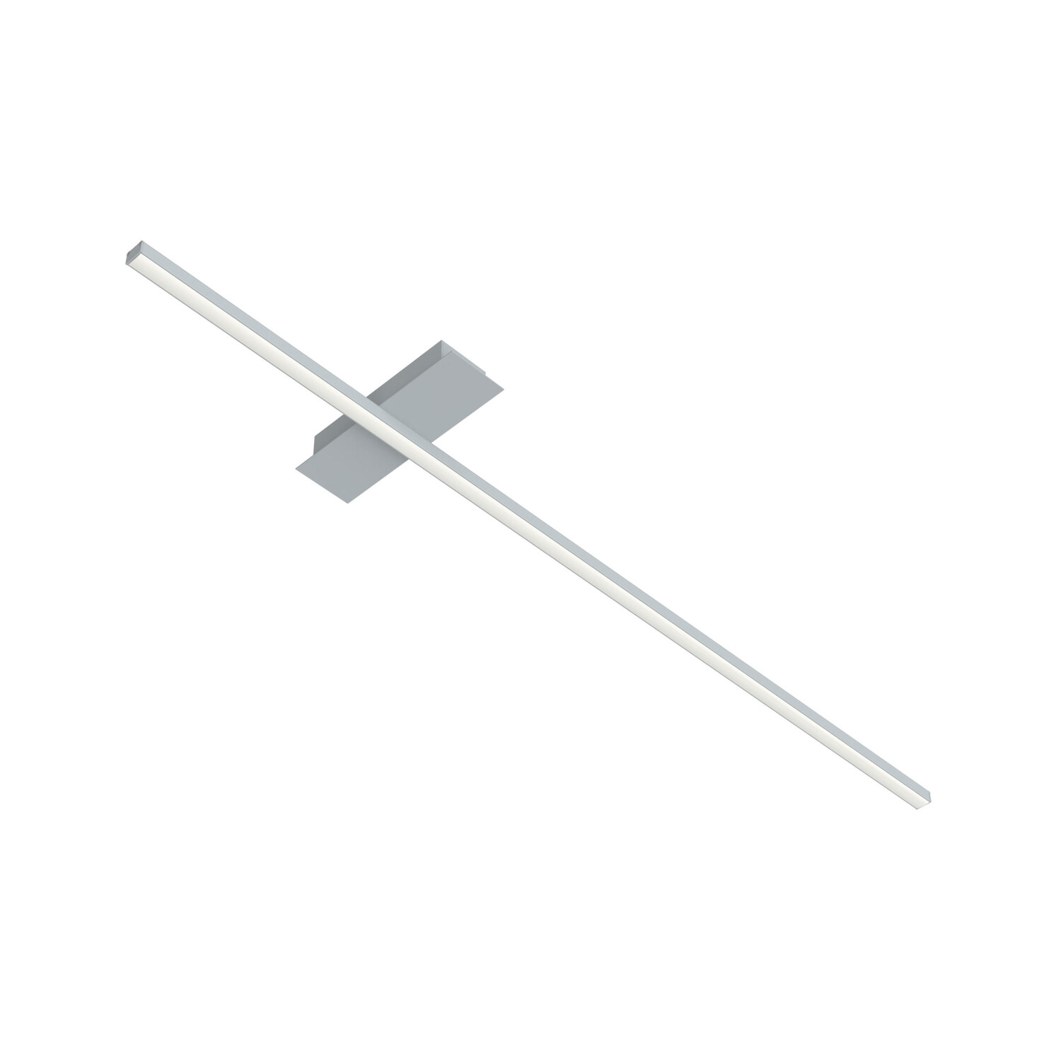 

Светодиодный потолочный светильник Lumicom, 2x100x2 см, серый