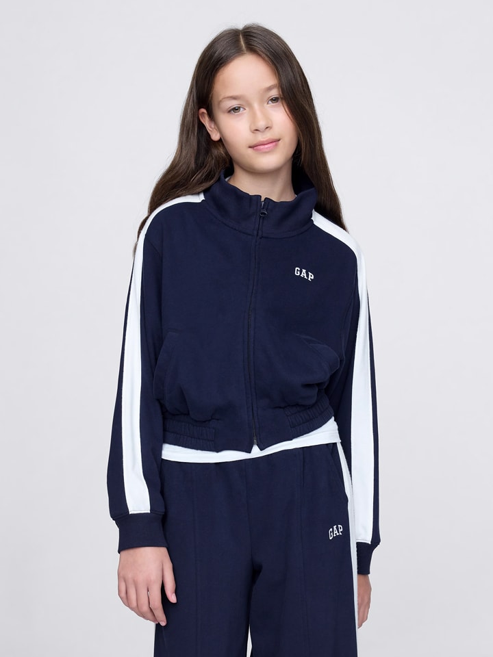 

Спортивная куртка GAP, темно-синий/белый