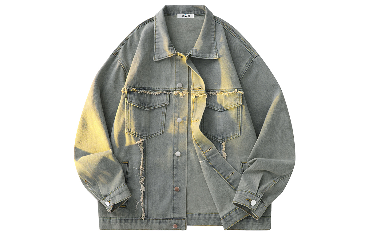 

Ice flying Джинсовая куртка унисекс, A1411 Yellow Mud[Lite]