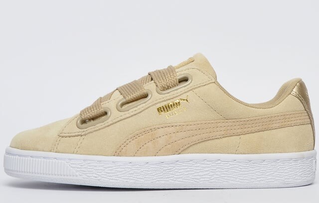 

Замшевое сердце в стиле сафари женщина девушка Puma, бежевый