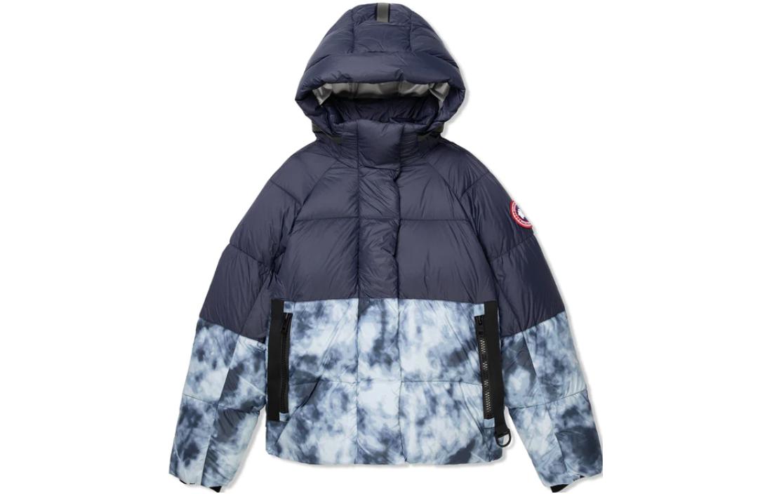 Canada Goose Регенерация серии FW22 Пуховик Женский, Dark Blue/Misty Camouflage/Light Gray Multicolor — фото 3