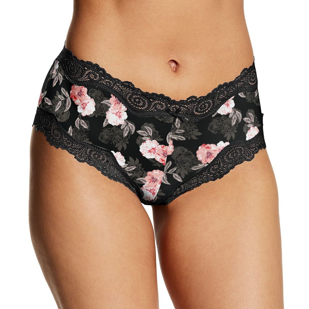 

Нижнее белье-хипстер с низкой посадкой Maidenform 40837, цвет Oil Flower Black