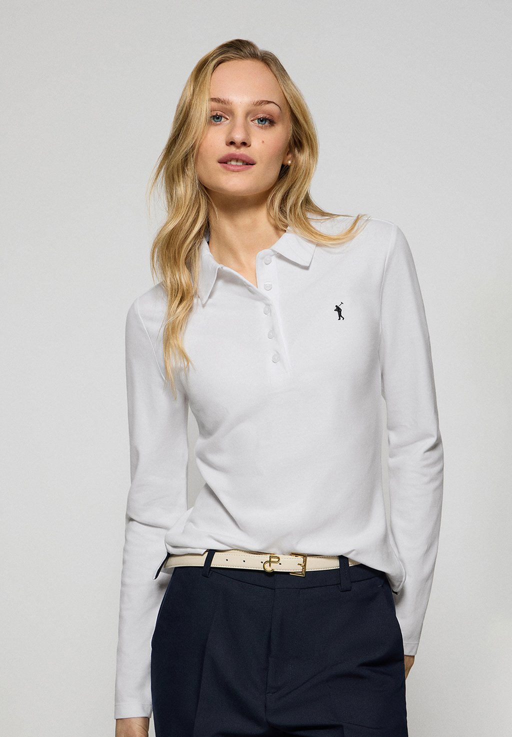 

Футболка с длинным рукавом BUTTONS RIGBY GO PRIYANKA Polo Club, белый