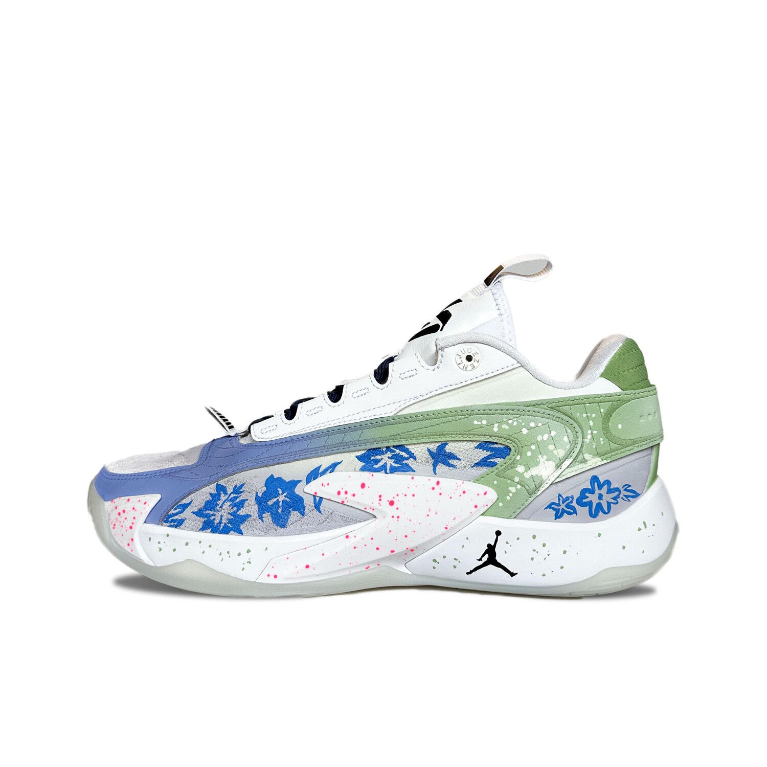 

Баскетбольные кроссовки Luka 2 мужские с низким верхом, белые/синие/голубые Jordan