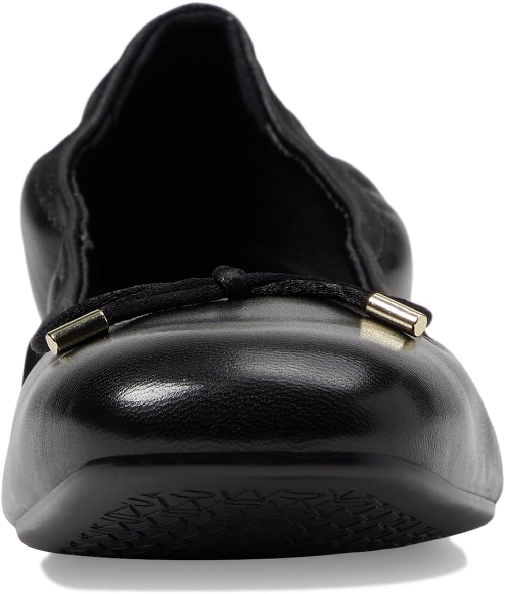 Балетки Stuart Weitzman Bardot Bow Flat, черный — фото 2