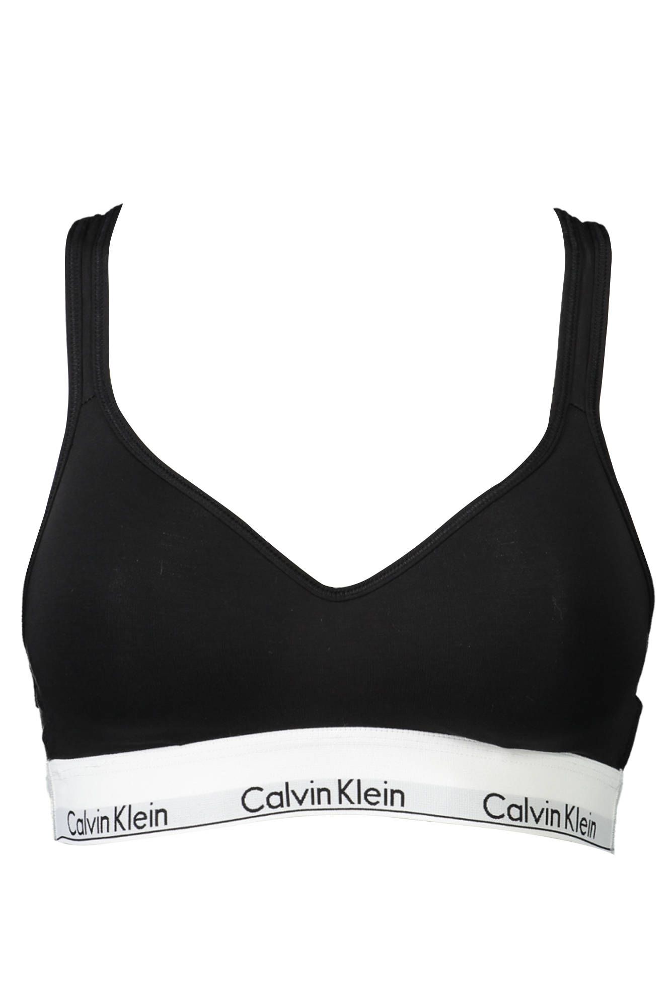 

Черный хлопок женский бюстгальтер-бралетт Calvin Klein