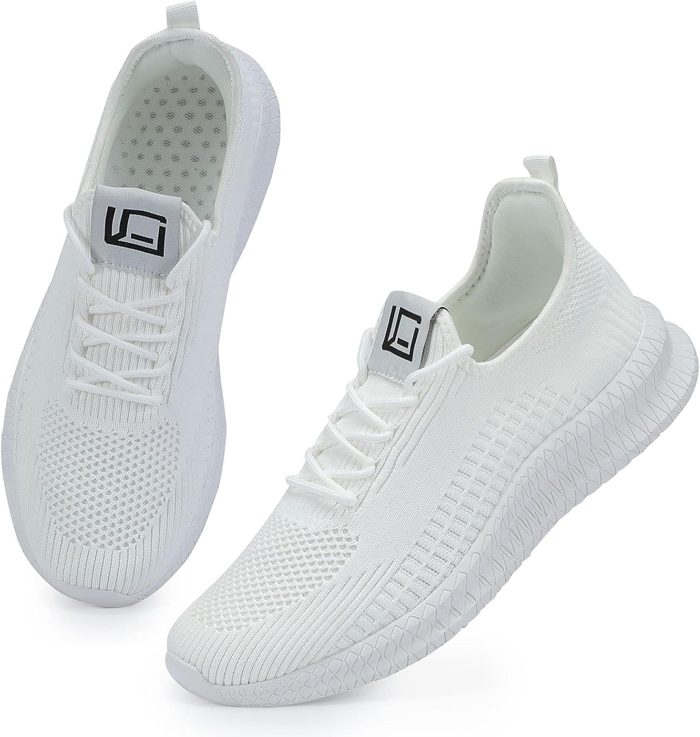 

Мужские кроссовки LCGJR для бега, ультралегкие, дышащие, удобные для ходьбы, повседневные модные сетчатые спортивные кроссовки, белый