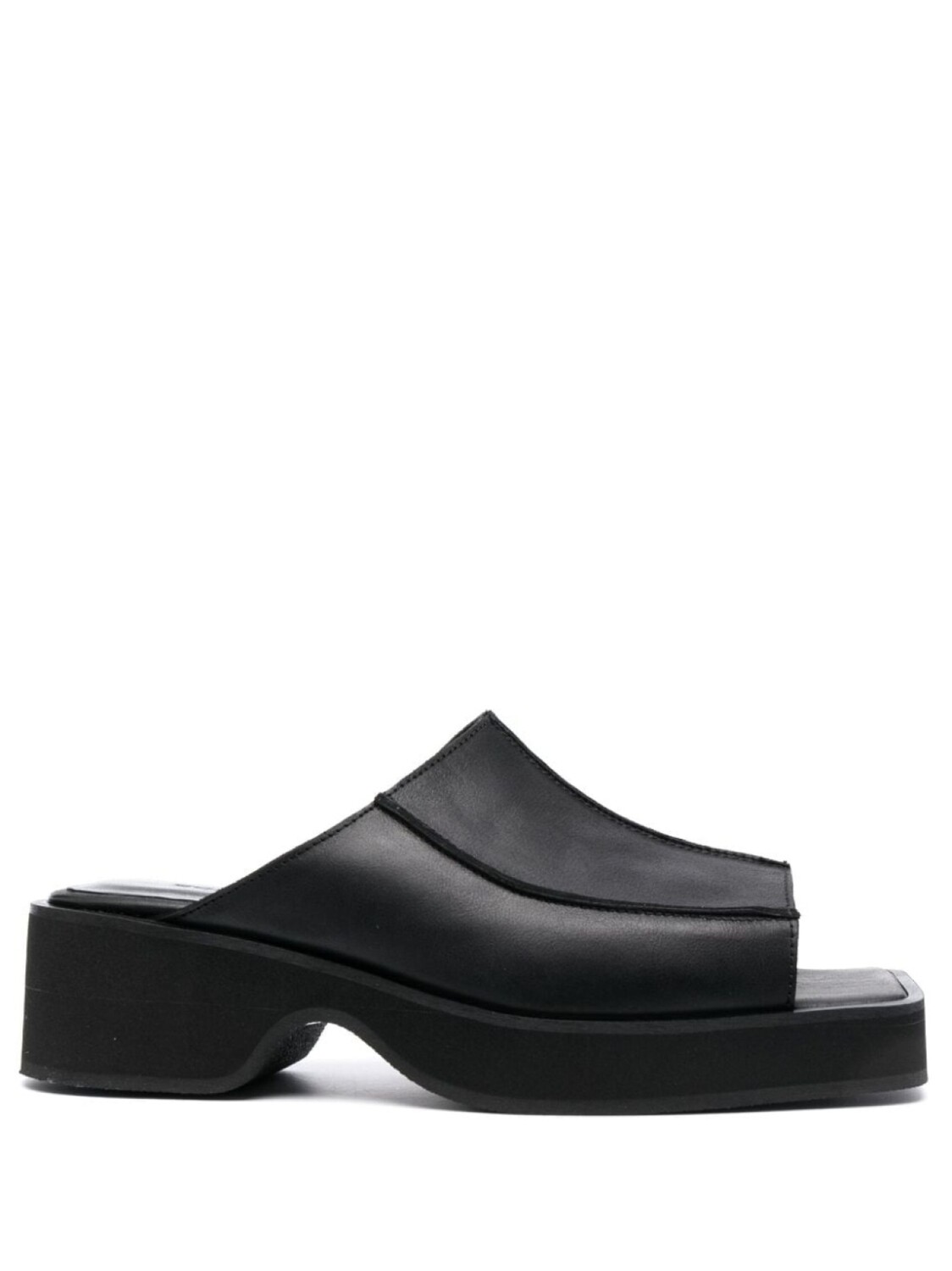 

Eckhaus Latta босоножки на блочном каблуке, черный