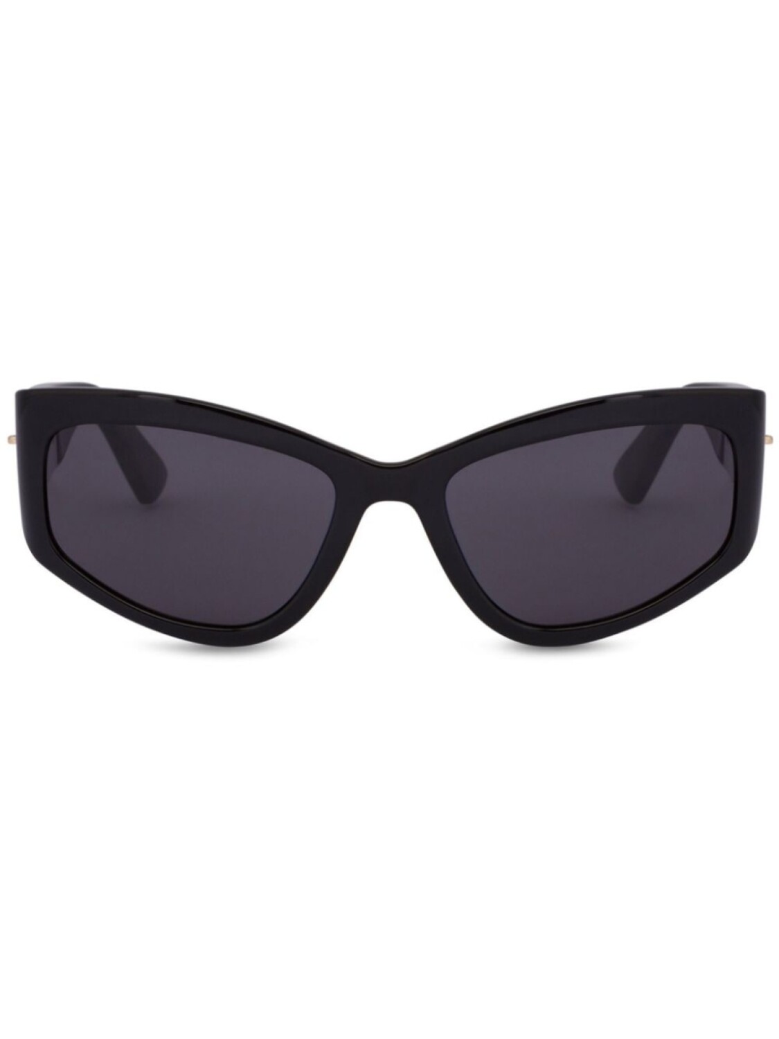 

Moschino Eyewear солнцезащитные очки в оправе 'кошачий глаз', черный