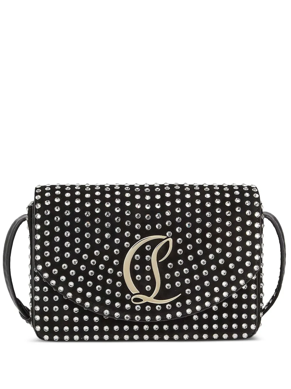 

Сумка через плечо Loubi54 с кристаллами Christian Louboutin, черный