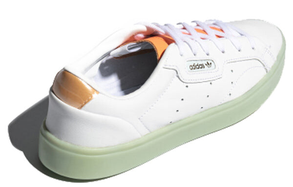Кроссовки гладкие Adidas, белый — фото 3