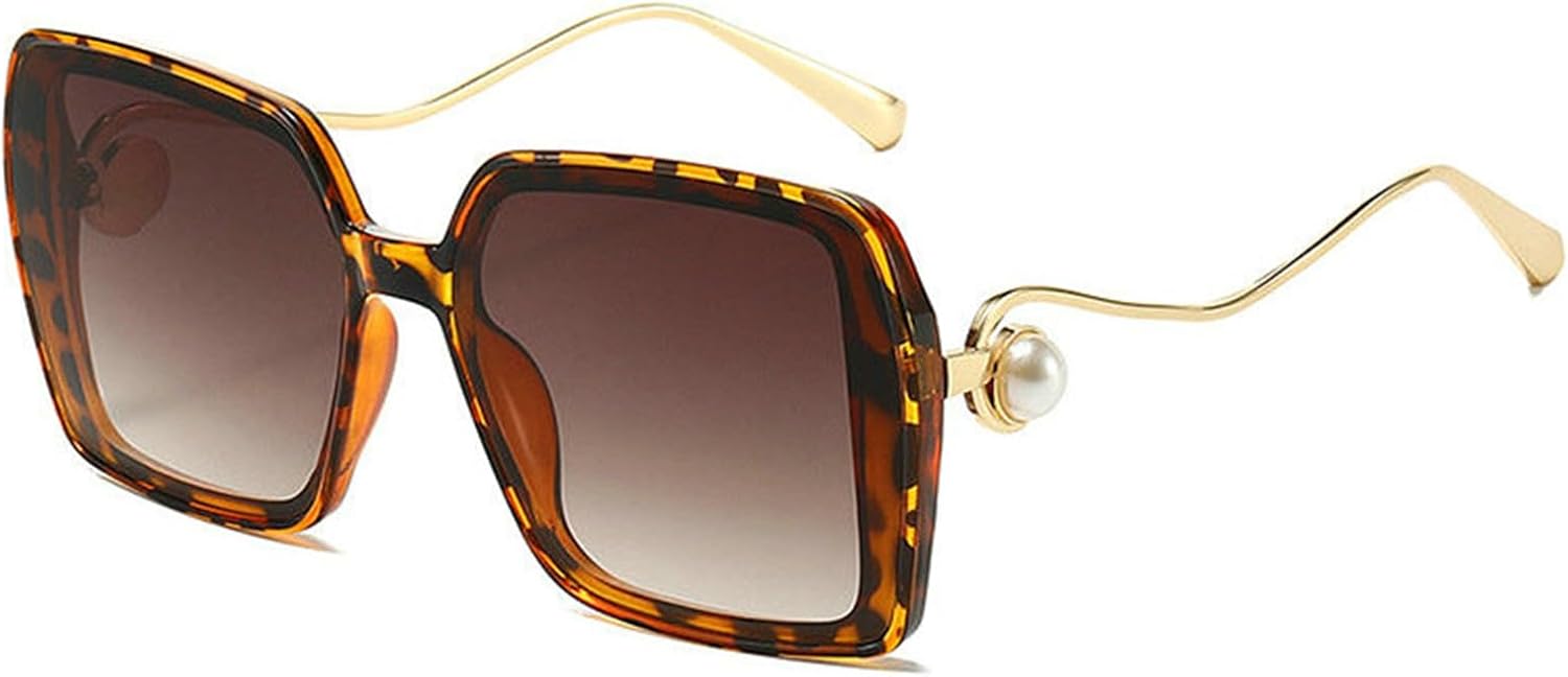 

Солнцезащитные очки Helena Oversized Pearl Square для женщин и мужчин, дизайнерские солнцезащитные очки класса люкс, модная винтажная оправа, женские очки для активного отдыха, C2