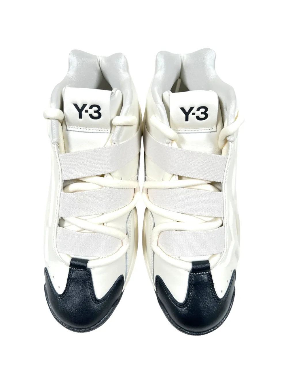 Кожаные кроссовки Y-3, бежевый — фото 3