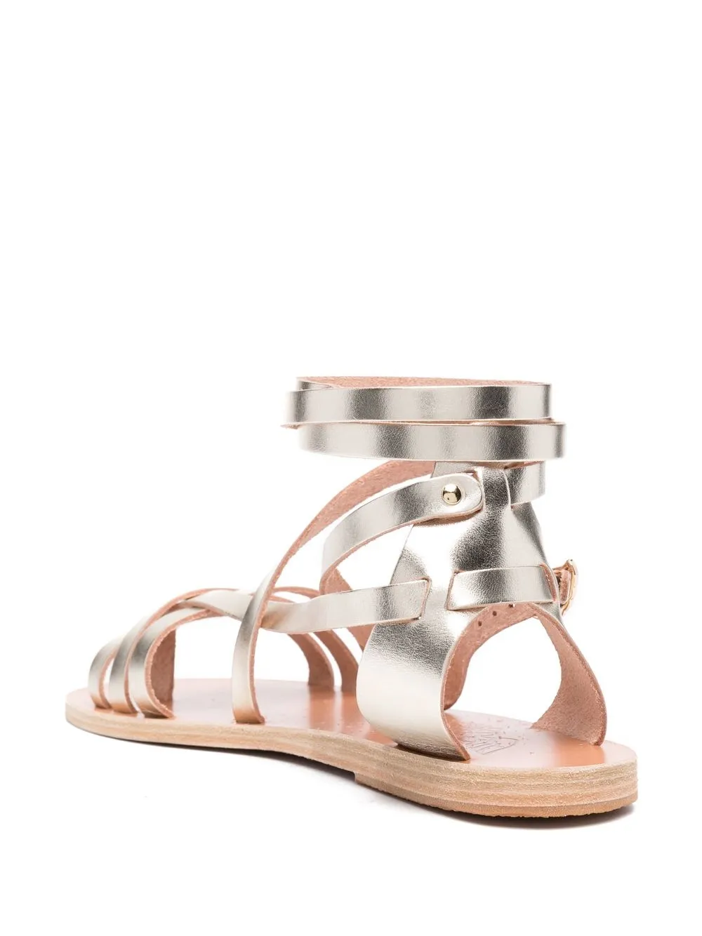Высокие сандалии с ремешками Ancient Greek Sandals, золотой — фото 3