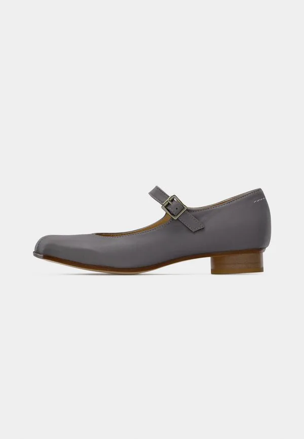 Балетки с ремешком на щиколотке Mm6 Maison Margiela, Grey — фото 2