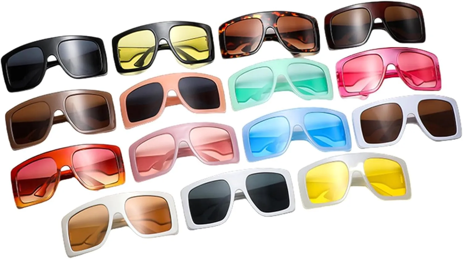 

Большие женские ретро-солнцезащитные очки с черным градиентом для мужчин, солнцезащитные очки в крупной оправе с защитой от УФ-излучения UV400 TKKTLLT, Black Yellow