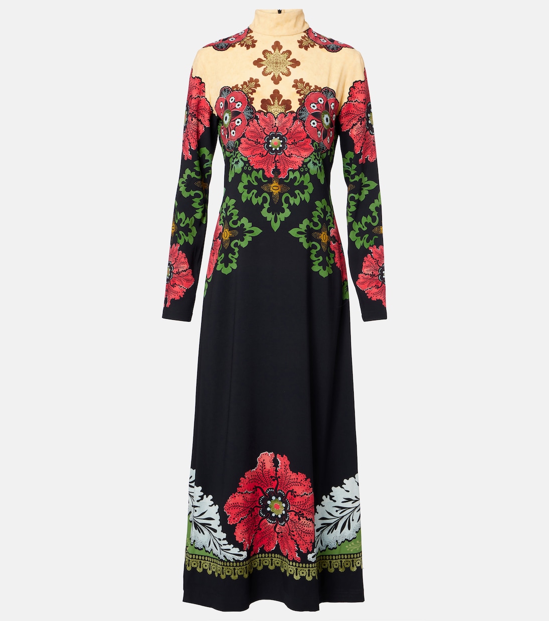 

Платье макси из атласа с принтом Halle La DoubleJ, Bounty Placée