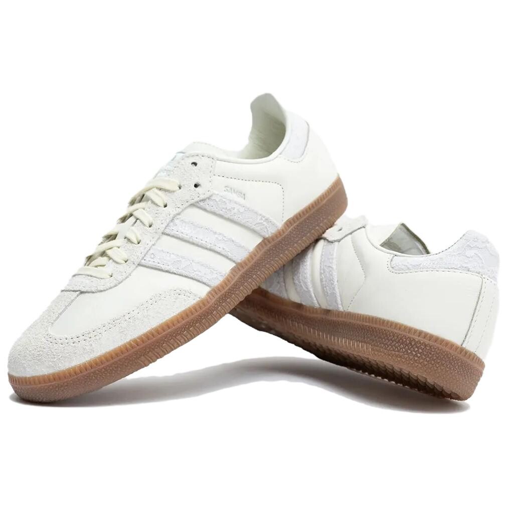 Кроссовки Adidas Samba OG NAKED Copenhagen Lace, белый — фото 4