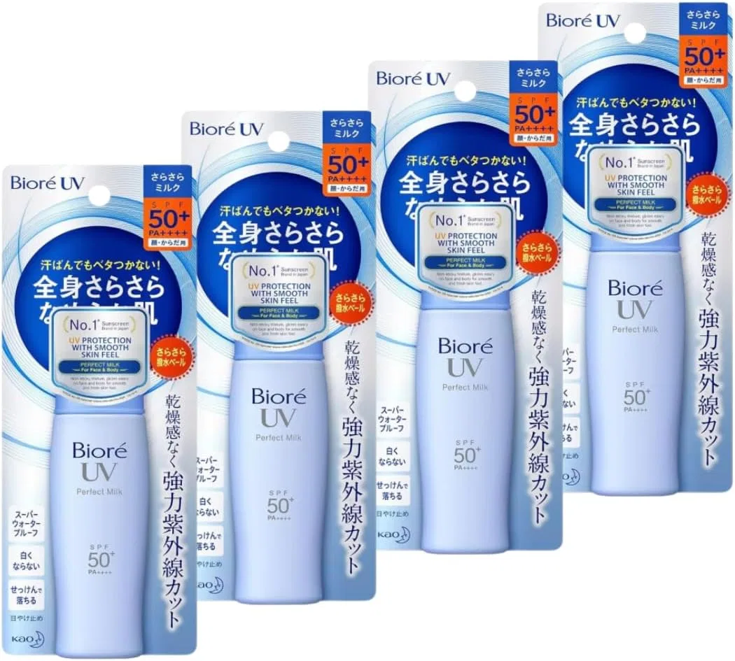 Набор солнцезащитного молочка Whole Body Smooth Perfect Milk SPF 50+/PA++++, 4 шт., 40 мл