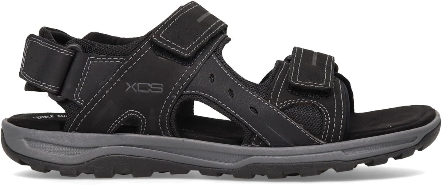 Мужские сандалии Rockport Trail Technique с застежкой-липучкой, черный — фото 2