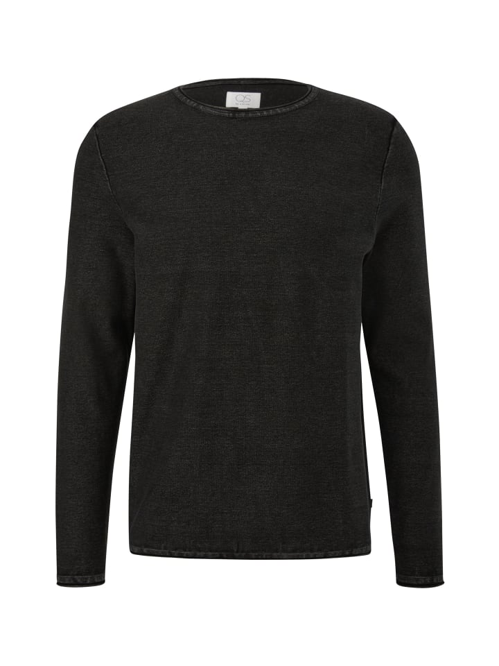 

QS Вязаный свитер цвета 9999_черный