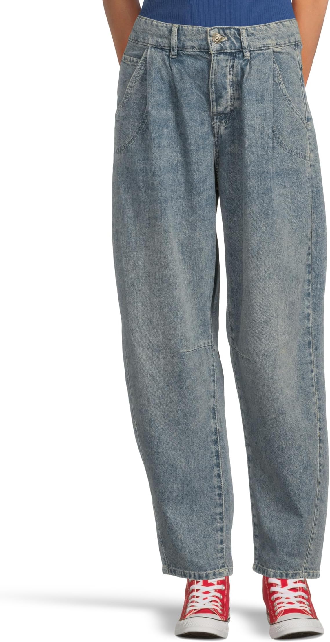 

Джинсы Free People Heartland Baggy Jeans, цвет Creekstone