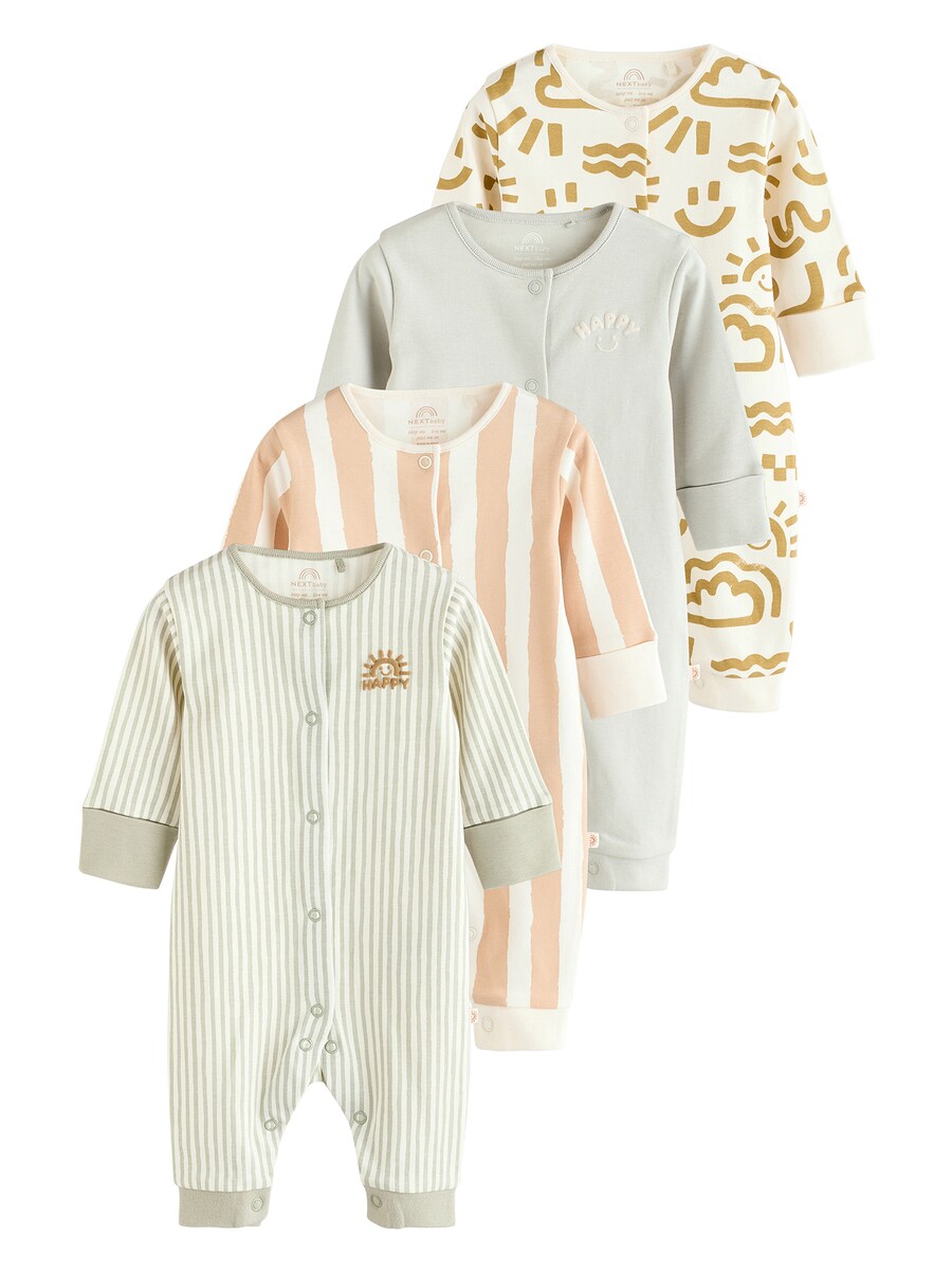 

Пижама Next, цвет Nude/Pastel green/White