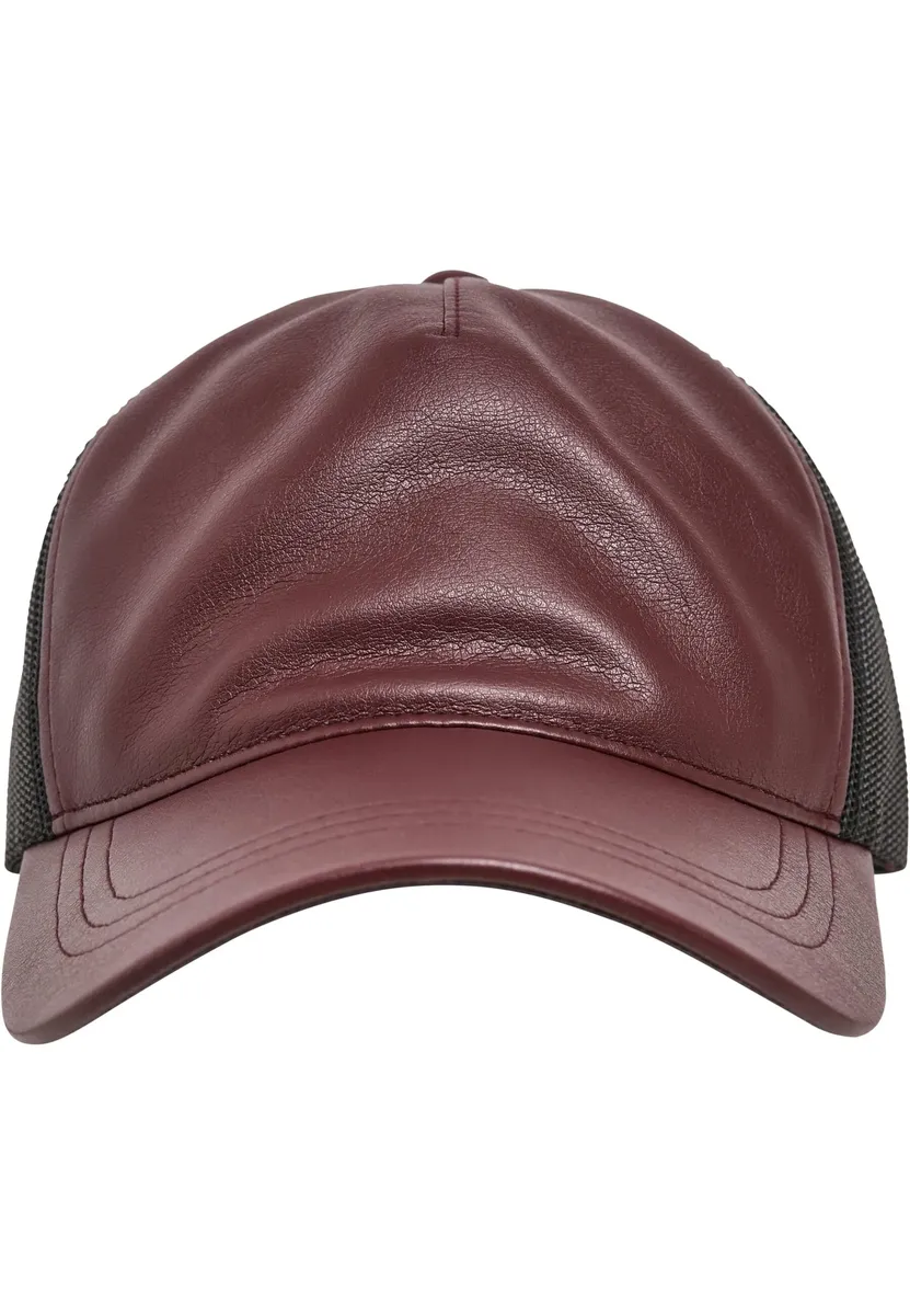 

Flexfit Flex Cap " Flexfit Unisex Synthetic Leather Trucker", бордовый