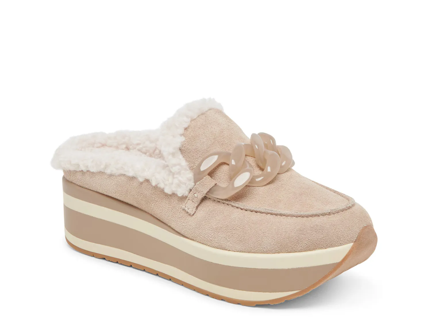 

Кроссовки Jamey Plush Wedge Mule Dolce Vita, серо-коричневый