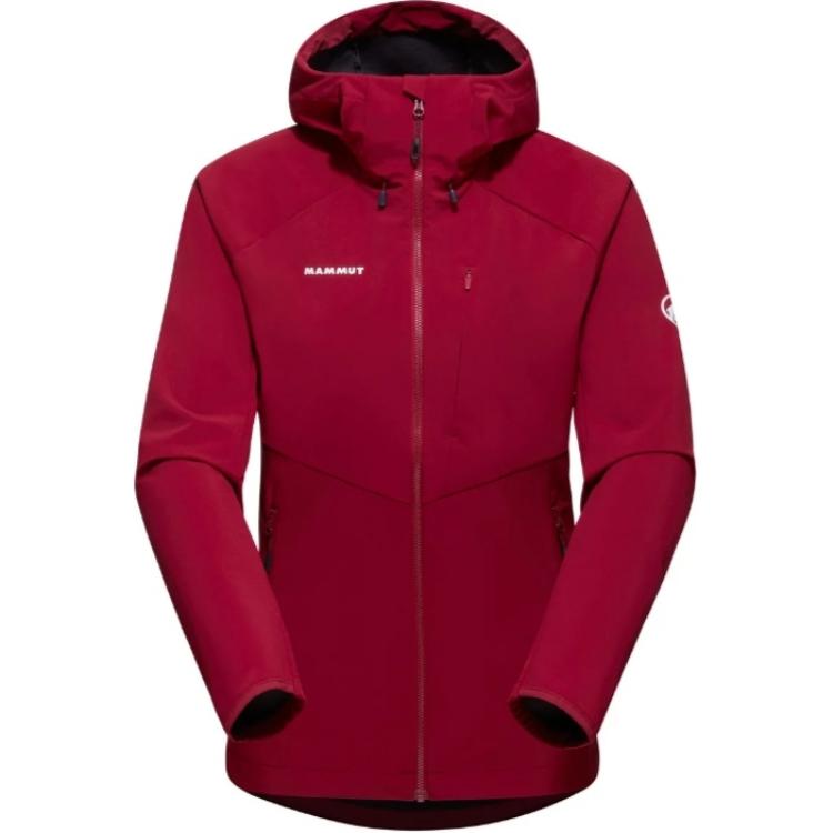 

MAMMUT Ультракомфортная куртка SO женская европейская версия, Blood Red