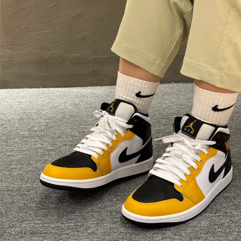 Jordan Mid Yellow Ochre GS — фото 3
