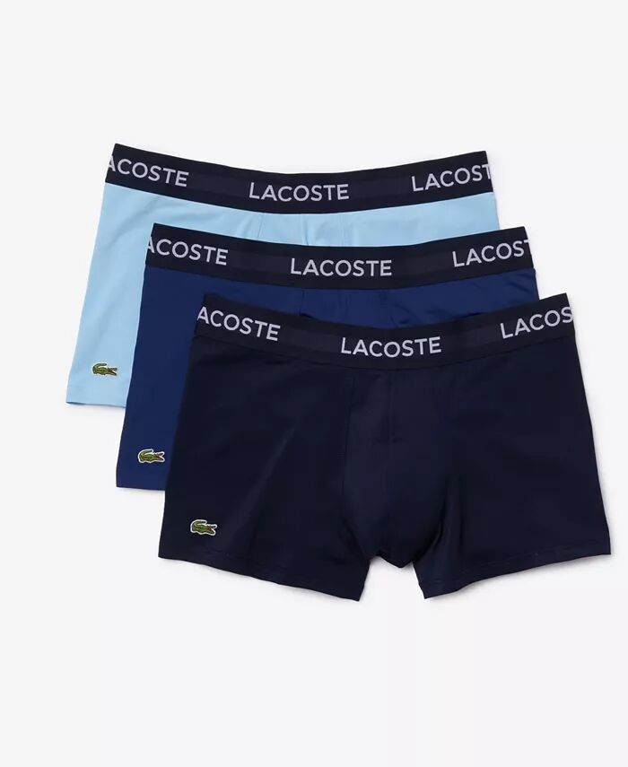 

Комплект из 3 мужских трусов из микрофибры Lacoste, мультиколор