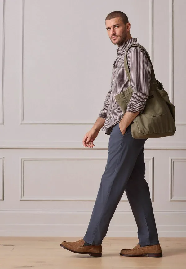 Классические чиносы ultimate chinos Next, Blue Grey Mid — фото 4