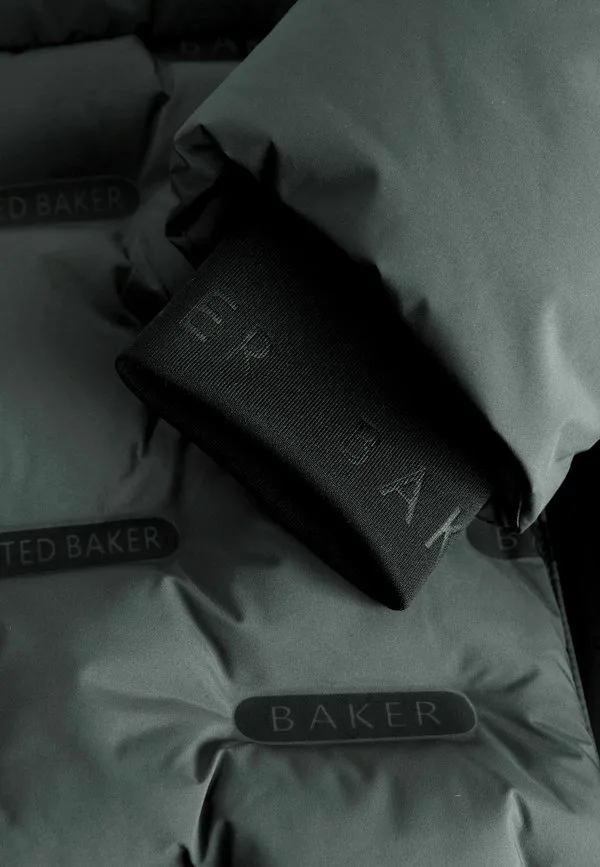 Зимняя куртка стандартного кроя, устойчивая к дождю. Baker By Ted Baker, Grey — фото 4
