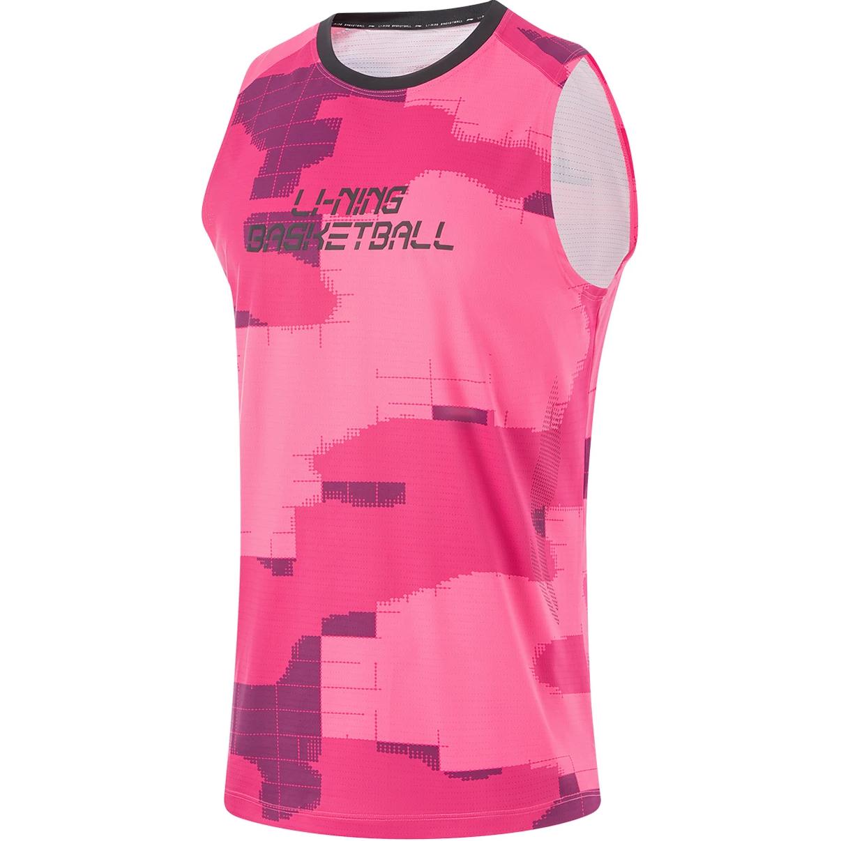 

LINING Баскетбольная майка мужская красная фиолетовая