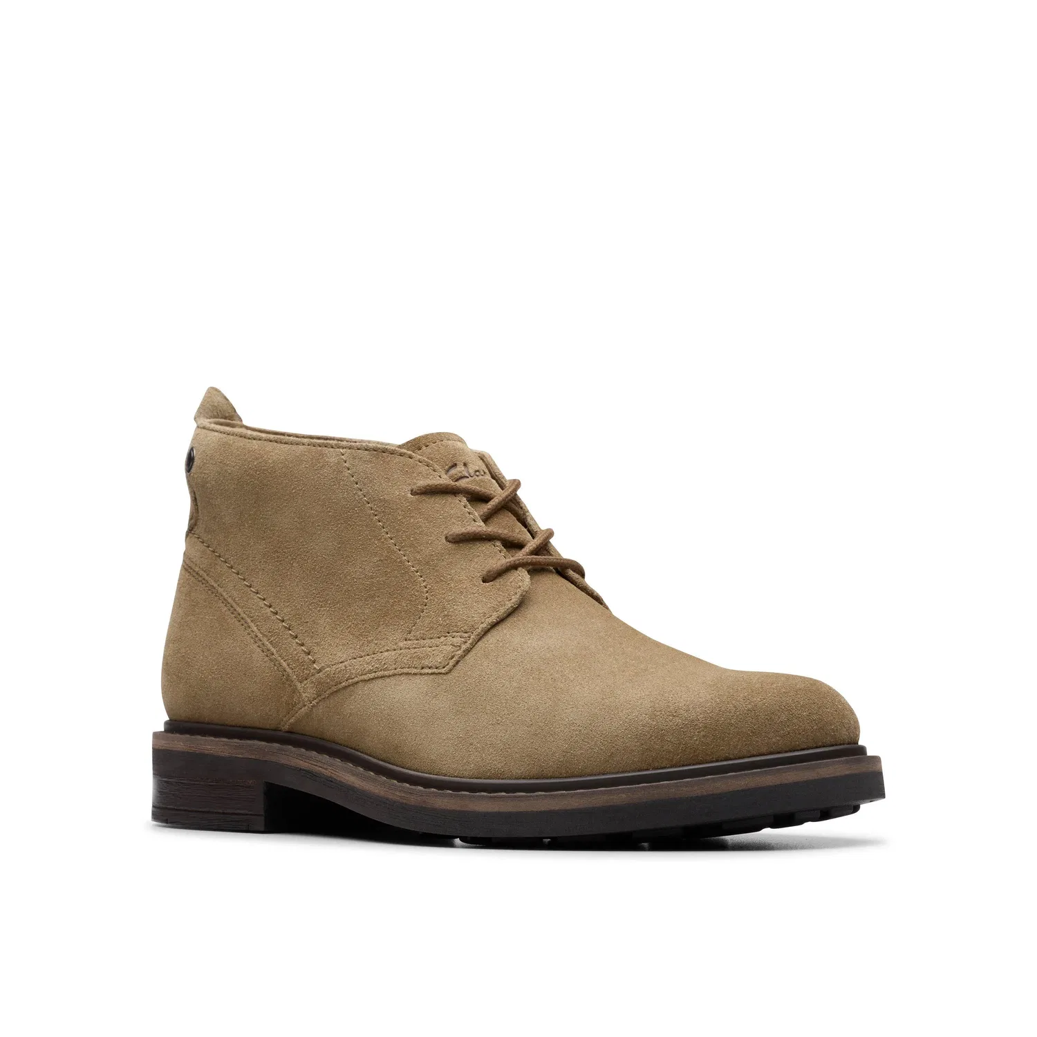 Ботинки Chukka Clarks Newford Mid, бежевый — фото 4
