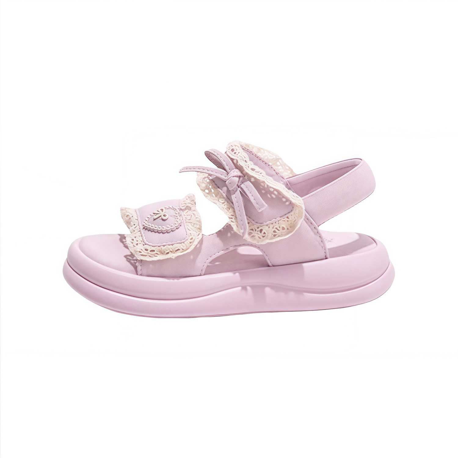 

Детские сандалии с противоскользящей подошвой, устойчивые к истиранию, дышащие, для детей 3-7 лет Neon, фиолетовый