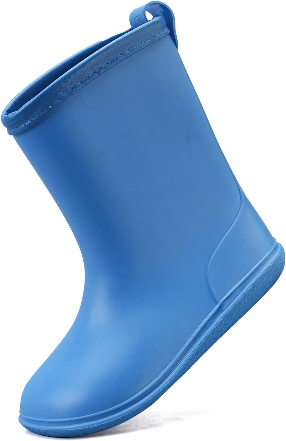 Gigididi Детские резиновые сапоги Rain Boot, короткие водонепроницаемые дождевые ботинки для малышей (малыш/маленький ребенок), Blue — фото 3