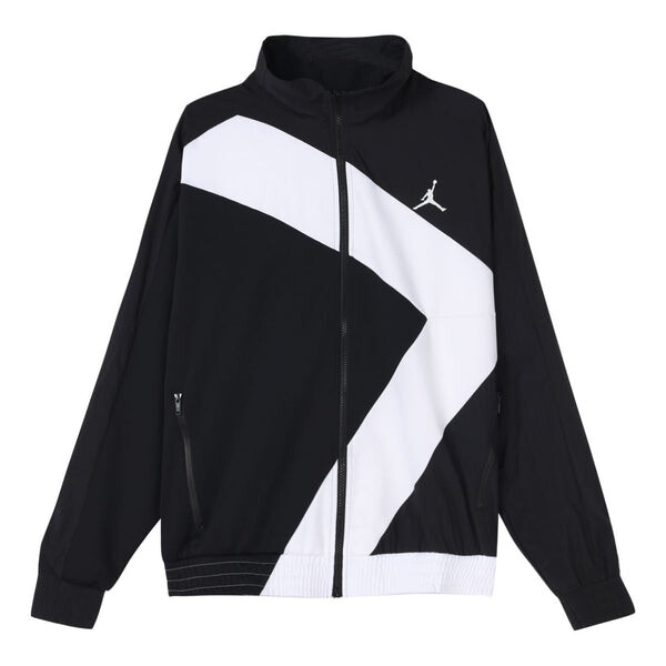 

Куртка Air Jordan Wings Diamond Retro Sports Running Training Stand Collar Jacket Black, черный