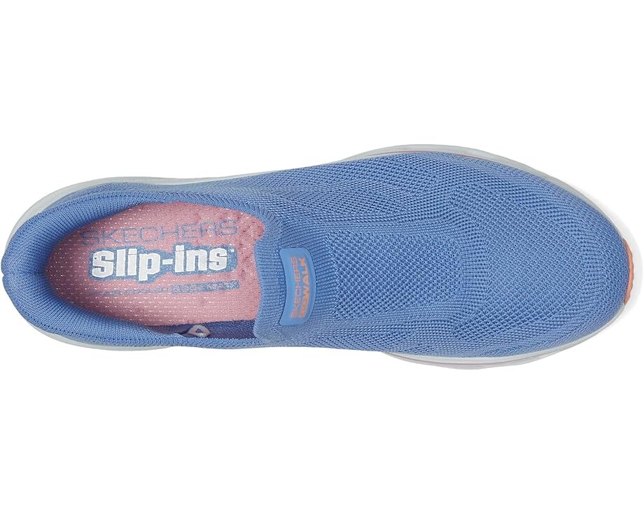 Кроссовки SKECHERS Performance Go Walk Glide Step 2.0 Annette Hands Free Slip-Ins, цвет Blue/Multi — фото 2