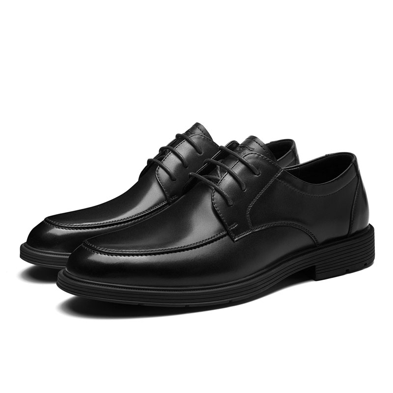 SEPTWOLVES Мужские черные классические туфли, цвет Black (Standard Leather Shoe Size) — фото 4