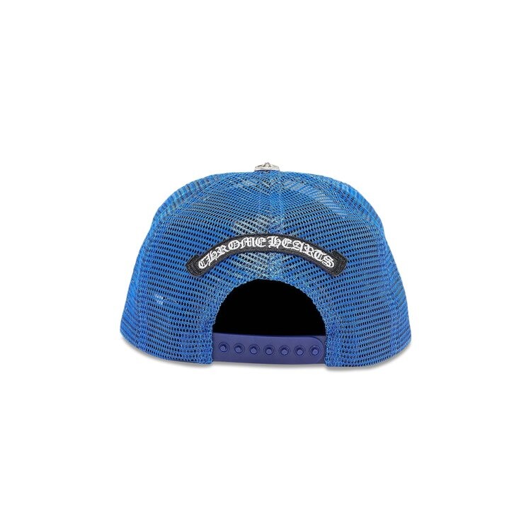 Бейсболка Chrome Hearts Triple Cross Trucker Hat, цвет Blue/White — фото 2
